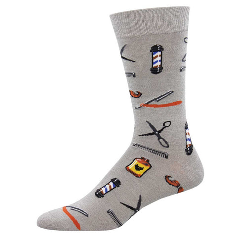 Barber shop socks by socksmith
