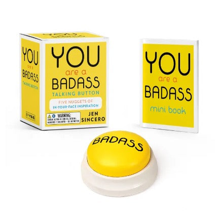 You are a badass talking button