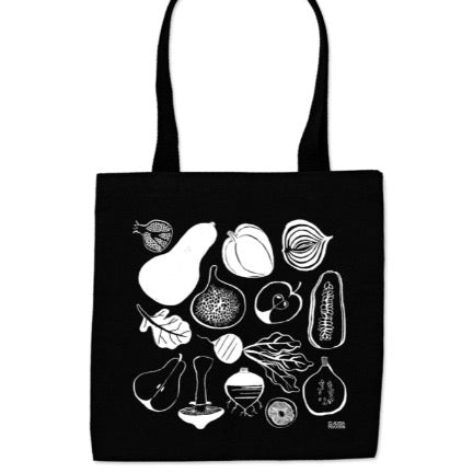 Vegetable Tote in Black