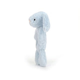 Bashful Blue Bunny Ring Rattle