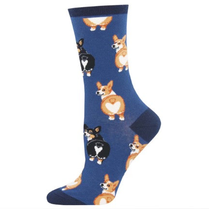 Corgi Butt Women's Crew Socks