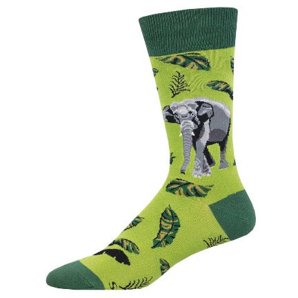 Asian Elephent Crew Sock