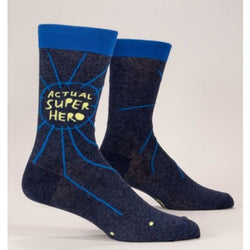 Actula Super hero sock by blueq