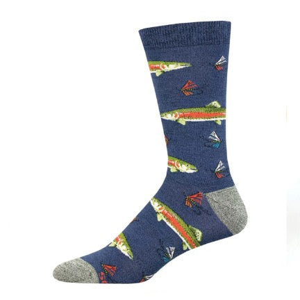 Mens Trout Sock by Socksmith