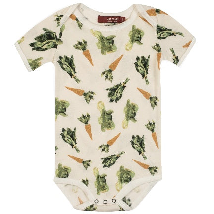 Fresh veggie onesie by Milkbarn