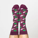 Mens Weed Crew socks