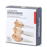 3 Blind Mice Cheese Knives