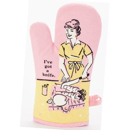 I've got a knife oven mitt