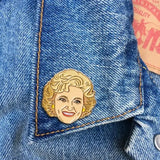 Betty White Enamel Pin