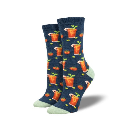 Bloody mary womens crew sock