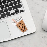 Boba Clear Sticker
