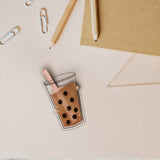 Boba Clear Sticker