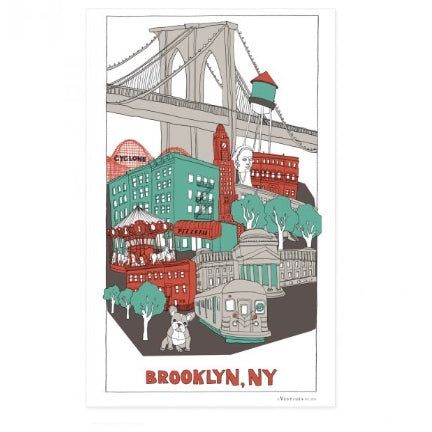 brooklyn bold dish towel