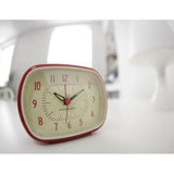 Retro Style Alarm Clock-Red