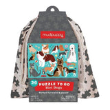Mudpuppy Hot dogs puzzle to -go