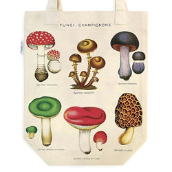 fungi mushroom canvas tote by cavellini