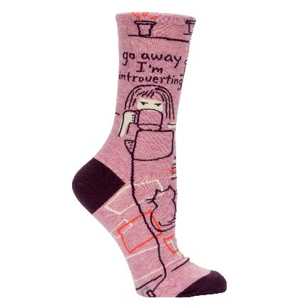 Go away i'm introverting socks