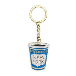 New York coffee cup keychain