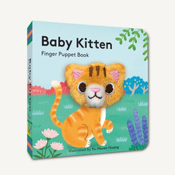 Baby kitten finger puppet board book