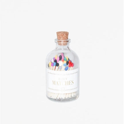 Multi colored Apothercary matches