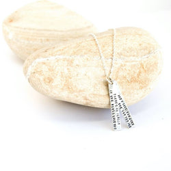 Mister Rogers quote silver necklace