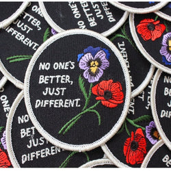 No One's Better, Just Different. Patch