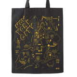 New York City Black Tote Bag