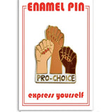 Pro-choice enamel pin