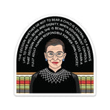Pro Choice RBG Sticker