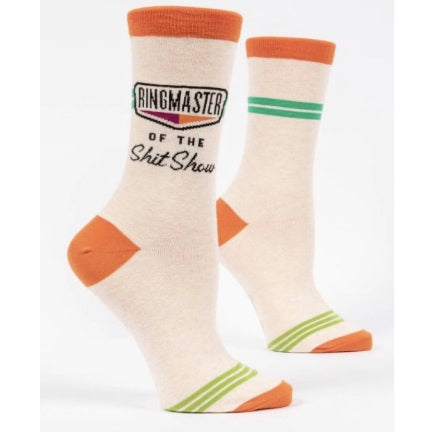 Ring master of The Shit Show Socks
