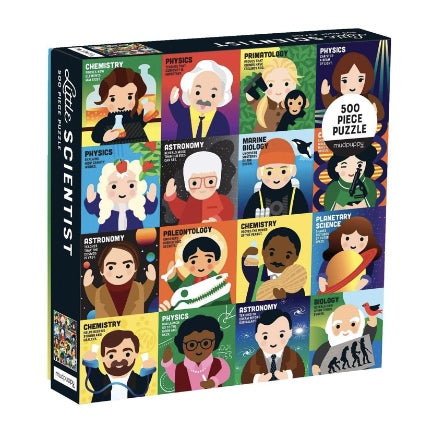Little scientist brightly  illustrated puzzle box