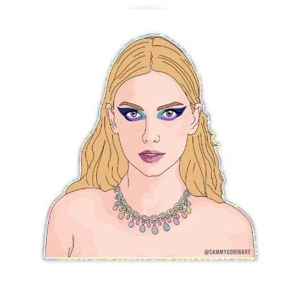 Taylor swift glitter sticker