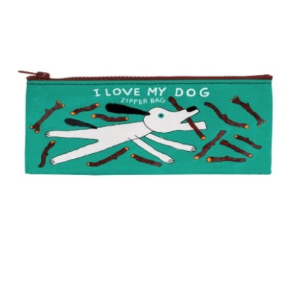 I Love My Dog Pencil Case