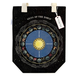 Signs of the zodiac canvas tote bag