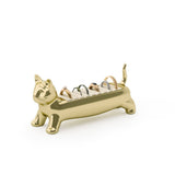 Ali Cat Ring Holder: Brass