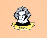 Bae Beethoven enamel pin