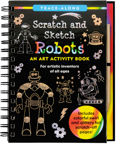 Robots Scratch and Sketch