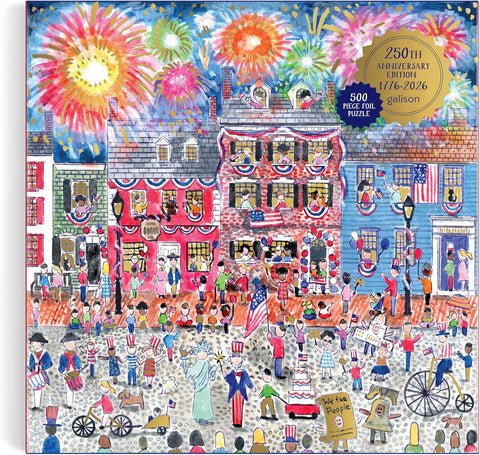 Celebrate The USA – 500 Piece Michael Storrings Foil Jigsaw Puzzle