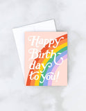 Birthday Greeting Card | Big Rainbow