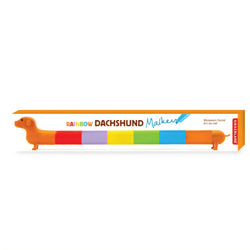 Rainbow Dachshund Markers
