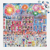 Celebrate The USA – 500 Piece Michael Storrings Foil Jigsaw Puzzle