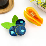 Blueberry Hair Claw Clip, Acetate Fruit Hair Clip: Blueberry