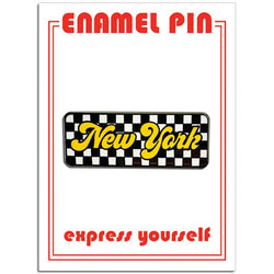 New York (Checkerboard) Pin
