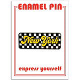 New York (Checkerboard) Pin