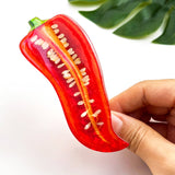 Red Chili Pepper Hair Claw Clip