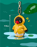 Pingu Raincoat Plush Keychain