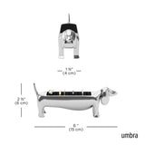 Ring Holder Dachsie Dachshund Jewelry Display Umbra: Chrome