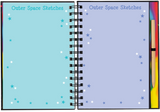 Outer Space Scratch and Sketch