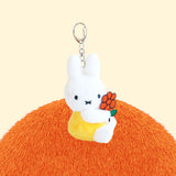 Miffy & Friends with Flower Plush Key Chain / Bag Charm