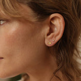 Starset Stud Earrings: Crystal